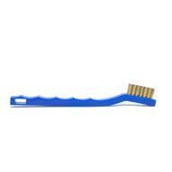 🧹 osborn economy small cleaning stainless brass scratch brush | 3/8" brush area width | 7-1/4" overall length logo