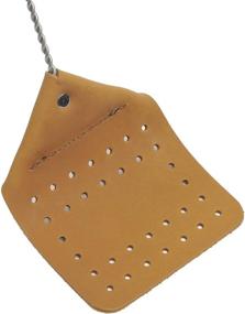img 3 attached to 🪰 Handcrafted Wire Handle Flyswatter by Amish Valley Products: Durable Leather Swatter in Brown with Customizable Color Options