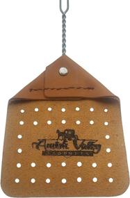 img 1 attached to 🪰 Handcrafted Wire Handle Flyswatter by Amish Valley Products: Durable Leather Swatter in Brown with Customizable Color Options