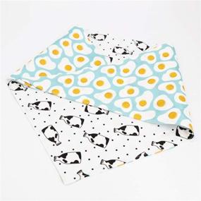 img 1 attached to 🐾 Free Sunday Breakfast Design Pet Dog Bandana Dog Scarf - Stylish Reversible Bandana for Dogs - 2-in-1 Dog Scarf (S) - Shop Now!