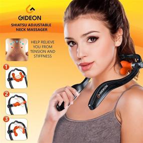 img 3 attached to 🔧 Gideon™ Adjustable Four Knobs Trigger Point Neck and Shoulder Therapeutic Self-Massage Tool: Ultimate Relief for Aches and Tension