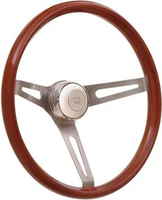 img 1 attached to 🚗 Retro Wood Steering Wheel by GT Performance: Enhanced Performance and Timeless Style