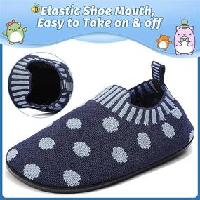 img 1 attached to Ultra-Light Toddler Slippers: Comfortable Walkers for Boys' Shoes & Slippers