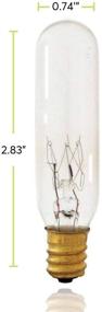 img 3 attached to 💡 Tubular Himalayan Bulbs with Candelabra Socket - Industrial Electrical Lighting Components