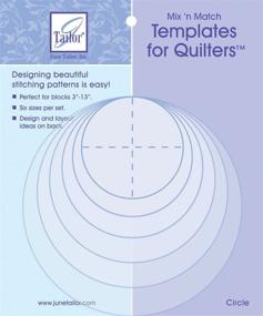 img 1 attached to June Tailor JT-411 Quilters Mix and Match Circle Templates