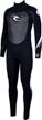 rip curl patrol wetsuit black logo