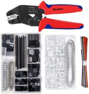 🔧 crimping tool kit with preciva dupont ratcheting crimper plier set, including 1550pcs 2.54mm dupont connectors and 460pcs 2.54mm jst-xh connectors, suitable for awg 26-18 (0.1-1mm²) logo
