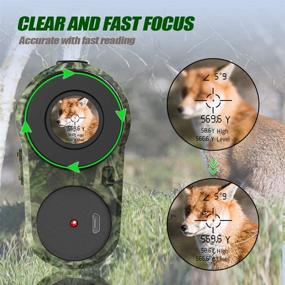 img 2 attached to 🔭 Hunting Laser Rangefinder REVASRI800/1000: Rechargeable Battery, Target Acquisition Technology, Easy-to-Use Clear Accurate Rangefinders for Hunters