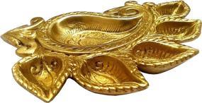img 1 attached to Блюдо Purpledip Royal Collection Brass Platter