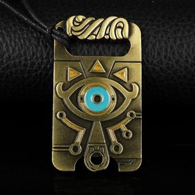 img 1 attached to 🔑 Winssigma Legend of Zelda Inspired Necklace Keychain Jewelry Set - Perfect Cosplay Accessory for Fans