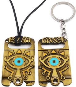 img 4 attached to 🔑 Winssigma Legend of Zelda Inspired Necklace Keychain Jewelry Set - Perfect Cosplay Accessory for Fans