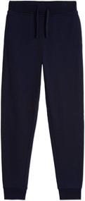 img 2 attached to 👖 Nautica Girls' Cozy Fleece Jogger Sweatpants: Style and Comfort Combined