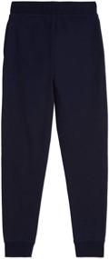 img 1 attached to 👖 Nautica Girls' Cozy Fleece Jogger Sweatpants: Style and Comfort Combined