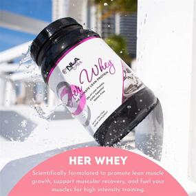 img 1 attached to Her Whey Cookies and Cream Pie 2lb Туба: Худейте изолированный протеин с BCAA и витаминами для женщин - наращивайте мышцы и усваивайте быстро! (30 порций по 21 г протеина или 18 очень больших порций по 28 г протеина)