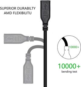 img 1 attached to 🔌 Female Charging Transfer Extension by SinLoon