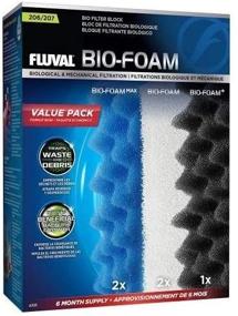 img 1 attached to Fluval 206 Foam Value Pack