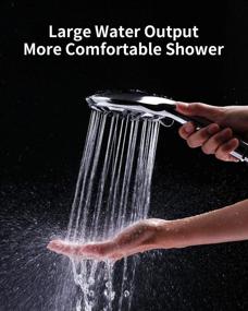 img 3 attached to 🚿 Ezelia Shower Head: Ultimate High-Pressure Handheld with 9 Settings, Massage Spa, Pause Mode – Easy Install, Chrome Finish