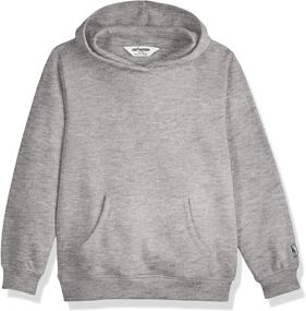 img 4 attached to Soft Brushed Fleece Casual Hooded Sweatshirt Hoodie for Boys or Girls, Ages 4-12 Years - Kid Nation