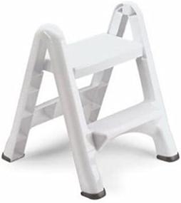 img 2 attached to Rubbermaid Folding Stool 2 Step White