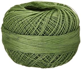 img 2 attached to 🧵 Handy Hands Lizbeth Size 80 HH80684 Cotton Thread: Leaf Green Medium - Strong and Versatile Garment Crafting Thread