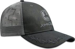 img 2 attached to John Deere Oilskin Charcoal Embroidered Sports & Fitness