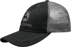 img 4 attached to John Deere Oilskin Charcoal Embroidered Sports & Fitness