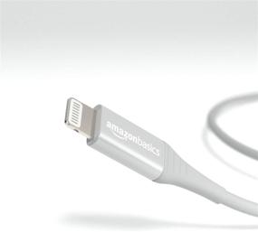 img 2 attached to ✨ Amazon Basics MFi Certified USB-A to Lightning Cable for Apple iPhone, iPad - Silver, 3-Ft, 20,000 Bend Lifespan