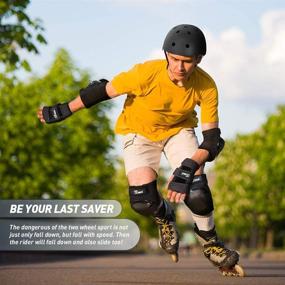 img 3 attached to 🛹 Ultimate Safety with JBM Protection Skateboarding Gear for Beginners and Advanced Riders