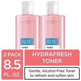 img 3 attached to L'oreal Paris Средство для ухода за кожей HydraFresh Toner Тоник для лица, Тоник без спирта - Способствует сглаживанию и осветлению тонуса кожи - 2 штуки