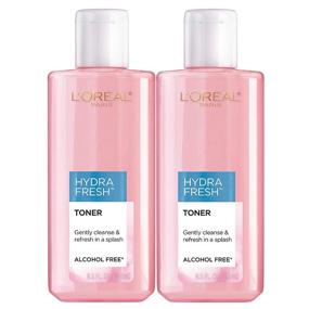 img 4 attached to L'oreal Paris Средство для ухода за кожей HydraFresh Toner Тоник для лица, Тоник без спирта - Способствует сглаживанию и осветлению тонуса кожи - 2 штуки