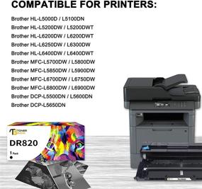 img 2 attached to Brother DR820 DR-820 Compatible Drum Unit Replacement | Toner Bank for HL-L6200DW MFC-L5850DW HL-L6200DW MFC-L5900DW MFC-L5700DW HL-L5200DW MFC-L6800DW Printers - 1 Pack