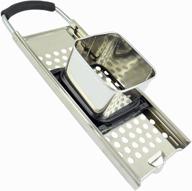 zoie & chloe spaetzle maker: premium 18/10 grade stainless steel, comfort grip handle logo