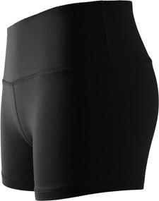 img 2 attached to 🩳 Stay Comfortable and Stylish with CADMUS Women's 5" /2" High Waist Stretch Athletic Workout Shorts with Pocket