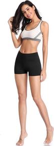 img 1 attached to 🩳 Stay Comfortable and Stylish with CADMUS Women's 5" /2" High Waist Stretch Athletic Workout Shorts with Pocket