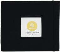 🖤 black kinsho pocket albums, 4 x 4 logo