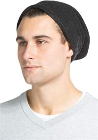 img 1 attached to Fishers Finery Cashmere Slouchy Beanie Outdoor Recreation for Climbing