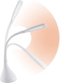 img 1 attached to OttLite Creative Curves LED Desk Lamp - Enhancing Home, Office, Dorm, Sewing Table with 4 Brightness Settings