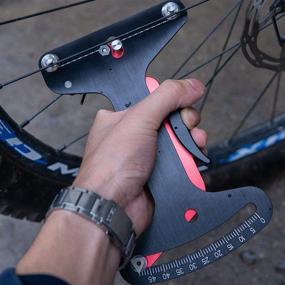 img 2 attached to 🚲 High-Quality BULINGNA Bicycle Spoke Tension Meter Tool: Your Ultimate Aluminum Alloy Wheel Repair Tool for Precise Wire Tension Adjustment - Essential Bike Accessory!