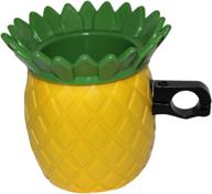 🍍 pineapple express bikecupholder: perfect beach cruiser & commuter bicycle accessory for handlebar convenience logo