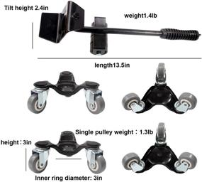 img 3 attached to LVGADR Furniture Tri Dolly Warehouse Five Piece Material Handling Products