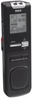 🎙️ efficient recording and storage: rca vr5220 512 mb digital voice recorder (black) logo