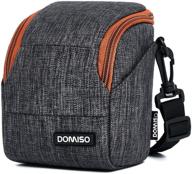 domiso water resistant adjustable shoulder panasonic camera & photo logo