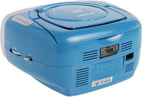 img 2 attached to Meet the Sylvania SRCD243: A Powerful Portable CD Player with AM/FM Radio and Boombox in Blue