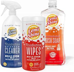 img 1 attached to 🧼 Ultimate Lemi Shine Disinfecting Wipes - Bulk 6-Pack with 450 Wipes