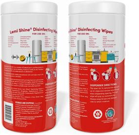 img 3 attached to 🧼 Ultimate Lemi Shine Disinfecting Wipes - Bulk 6-Pack with 450 Wipes