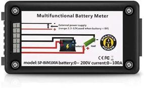 img 3 attached to Spartan Power Battery Multimeter 6 5V 100VDC