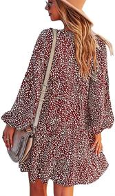 img 3 attached to IRACHEU Womens Sleeve Dresses Bohemian Women's Clothing and Dresses