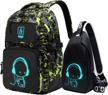 asge backpacks school luminous bookbag logo