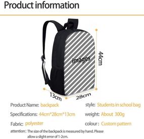 img 3 attached to Прочный персонализированный рюкзак с динозаврами Bookbags