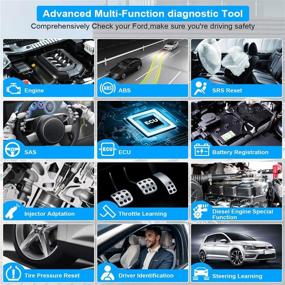 img 1 attached to Enhanced AP7610 Full-Systems Diagnostic Scanner for VW Audi Skoda Seat All Series, with Transmission EPB ABS SRS DPF TPMS Check Engine Oil Service & Brake Pad Reset Tool - New Version